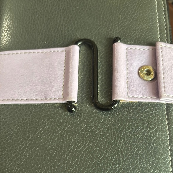 Gray and lavender Franklin Covey Leather Planner - Picture 9 of 11